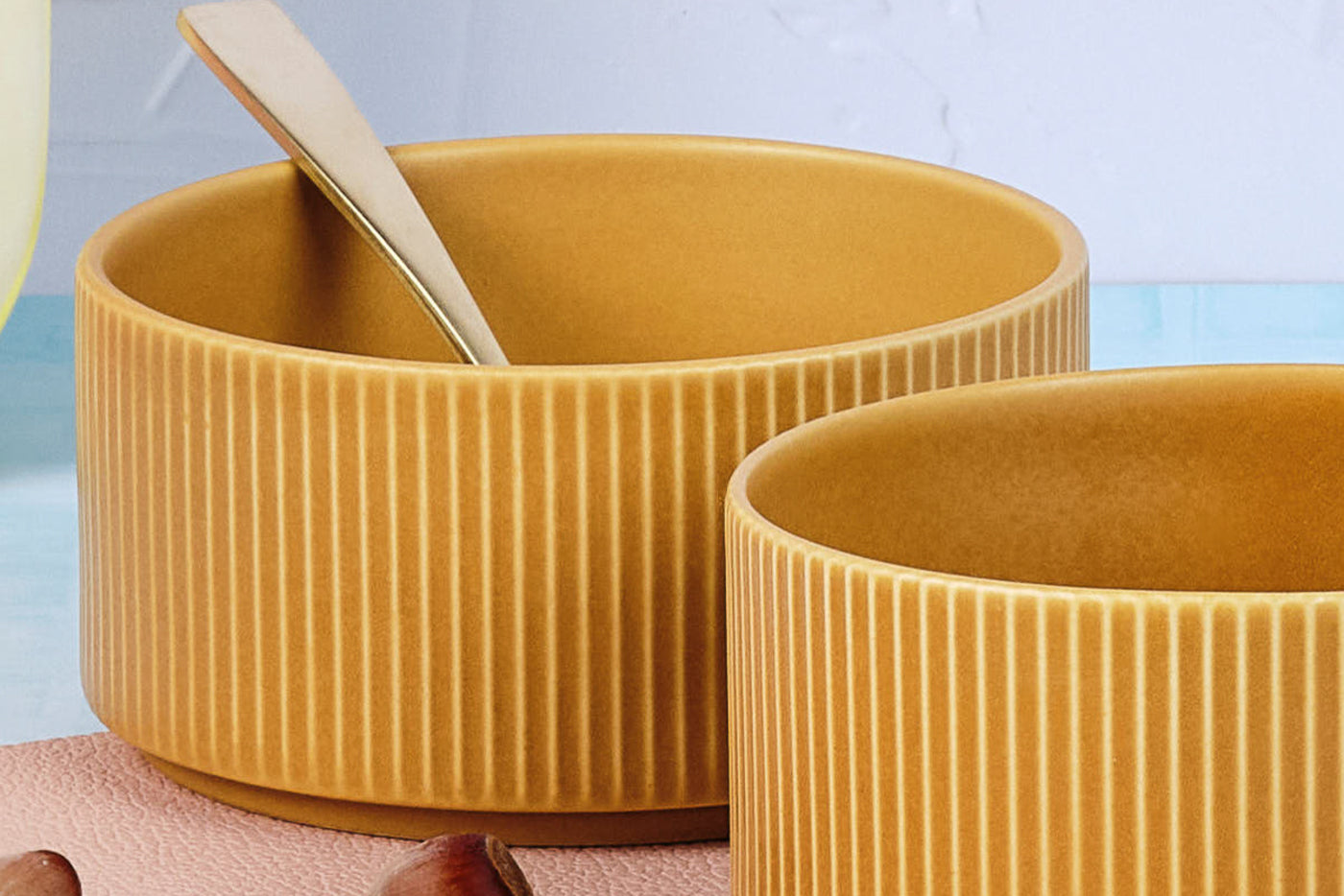 Bol SCANDI Ø12cm - 4 pièces - Ocre Björn - Mathon - 5