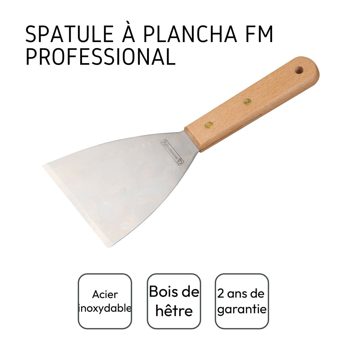 Spatule pour plancha 23 cm FM Professional - Mathon - 4