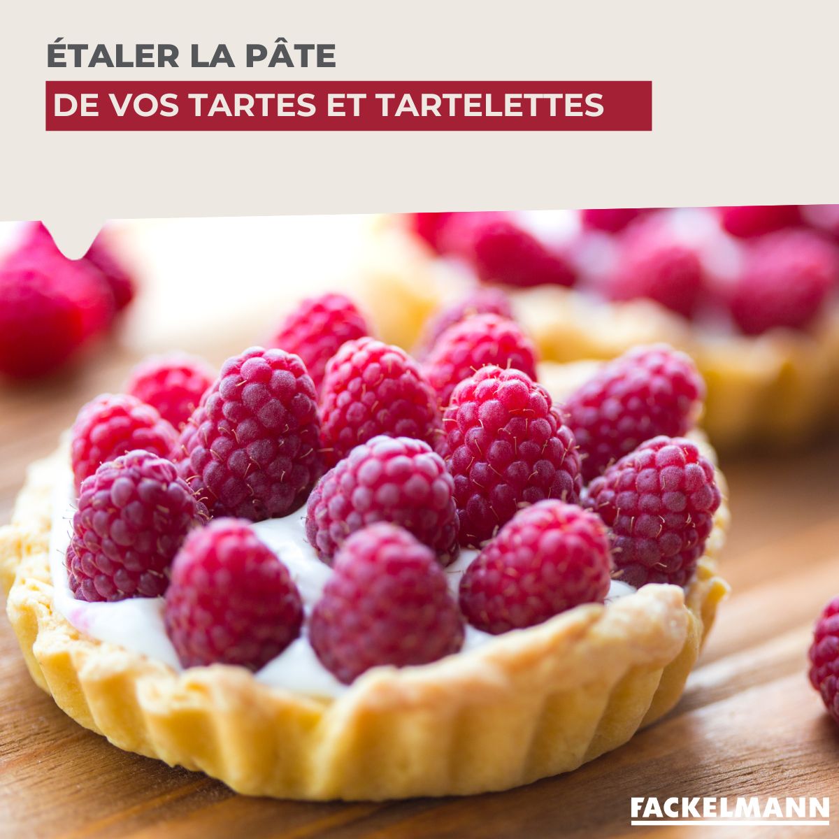 Petit rouleau à pâtisserie en bois 23,5 cm  Wood Edition Fackelmann - Mathon - 5