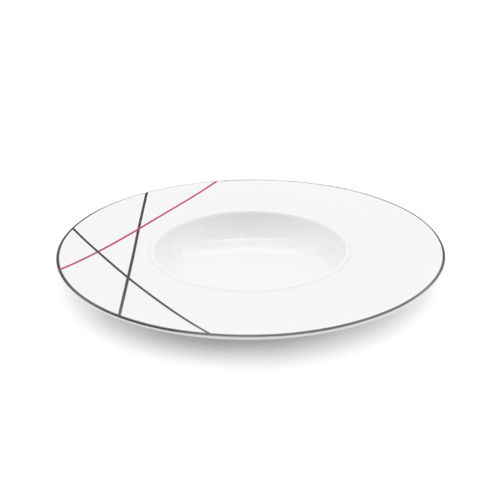 6 assiettes creuses 30cm BISTROT CHEF Fauchon Art de la Table - Mathon - 1