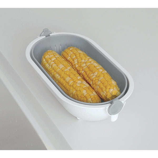 Passoir rotative ovale et bol de trempage 1,7 L Kokubo - Mathon - 5