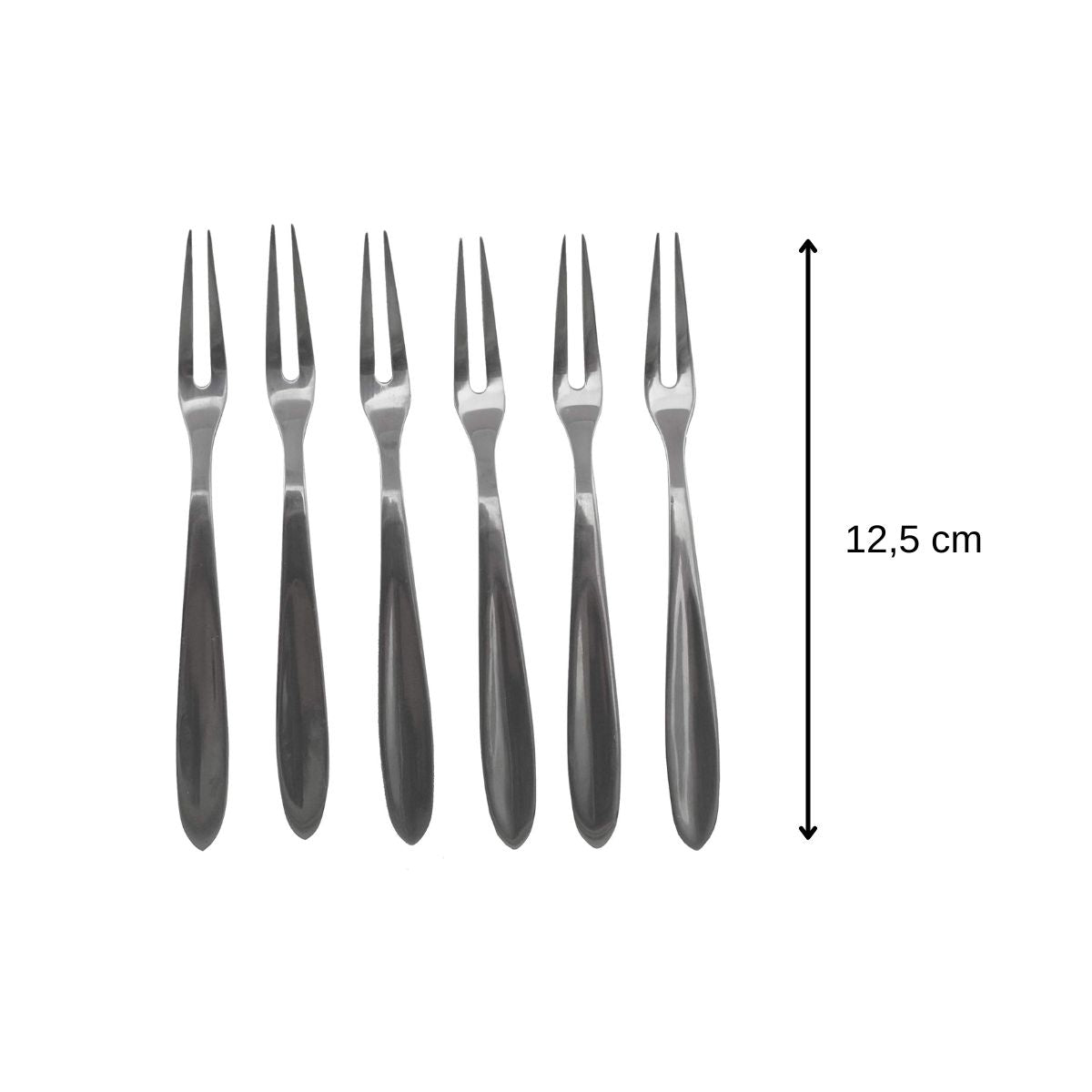 Lot de 12 fourchettes à escargots 12,5 cm Fackelmann - Mathon - 3