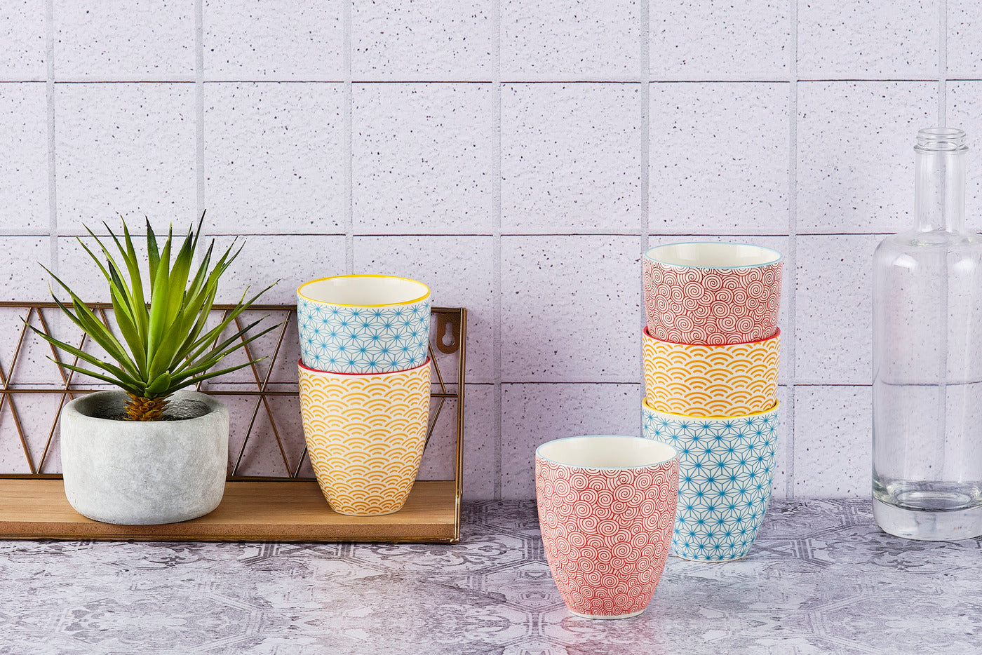 Mug PATTERN 30cl - 6 pièces - Color Björn - Mathon - 2