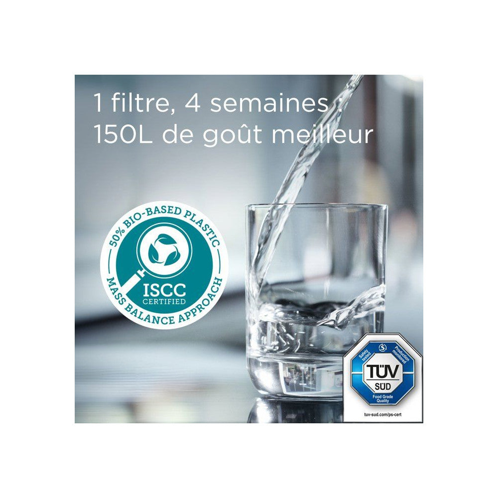 Carafe Filtrante Brita - Style Bleu - Capacité 2,4l Dont 1,4l D