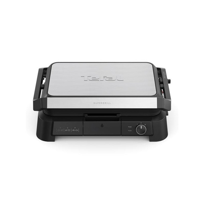 Grill Viande  3en1 Xl 2000w Th° Plaque Amovible Noir   - Gc520de0 Tefal - Mathon - 2