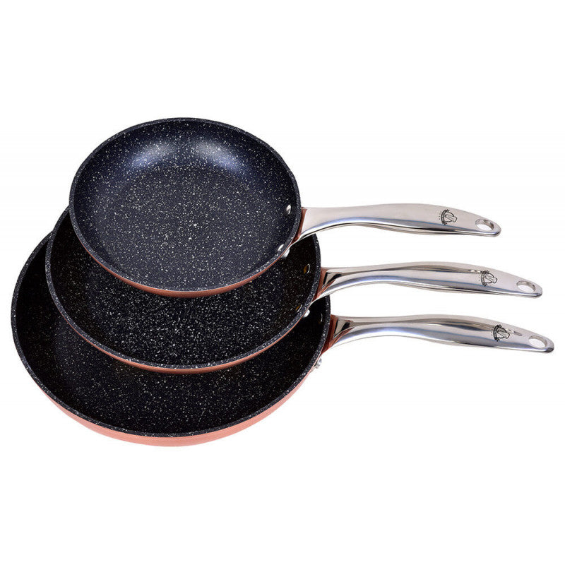 Revêtement cuivre 20/24/28 cm Poêle cuivre excellence Kitchenpro - Mathon - 4