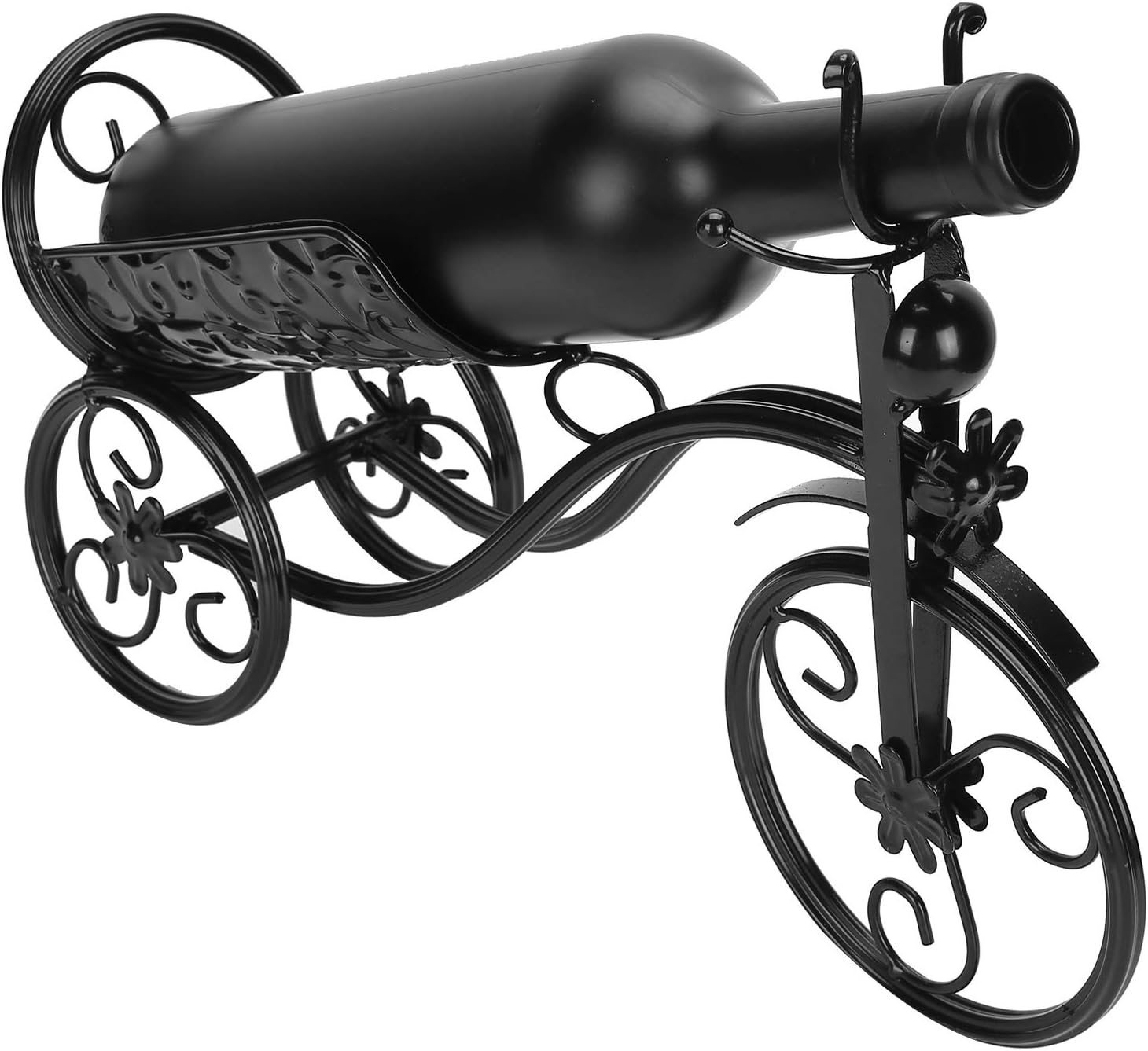 Porte-bouteille tricycle décoratif en fer – Design vintage Vendos85 - Mathon