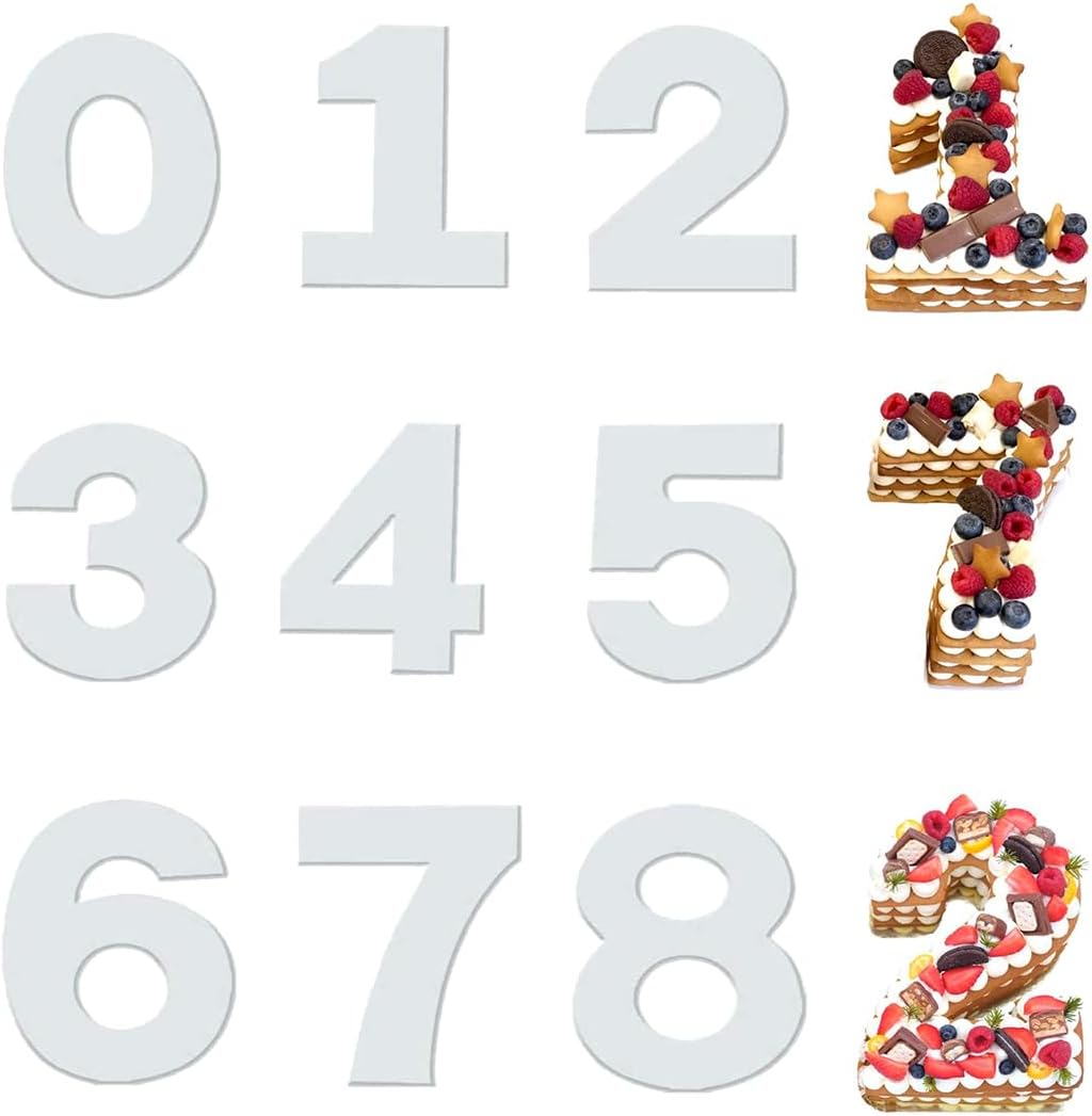 Moule en Forme de Chiffre de 0 à 9 pour Anniversaire Vendos85 - Mathon