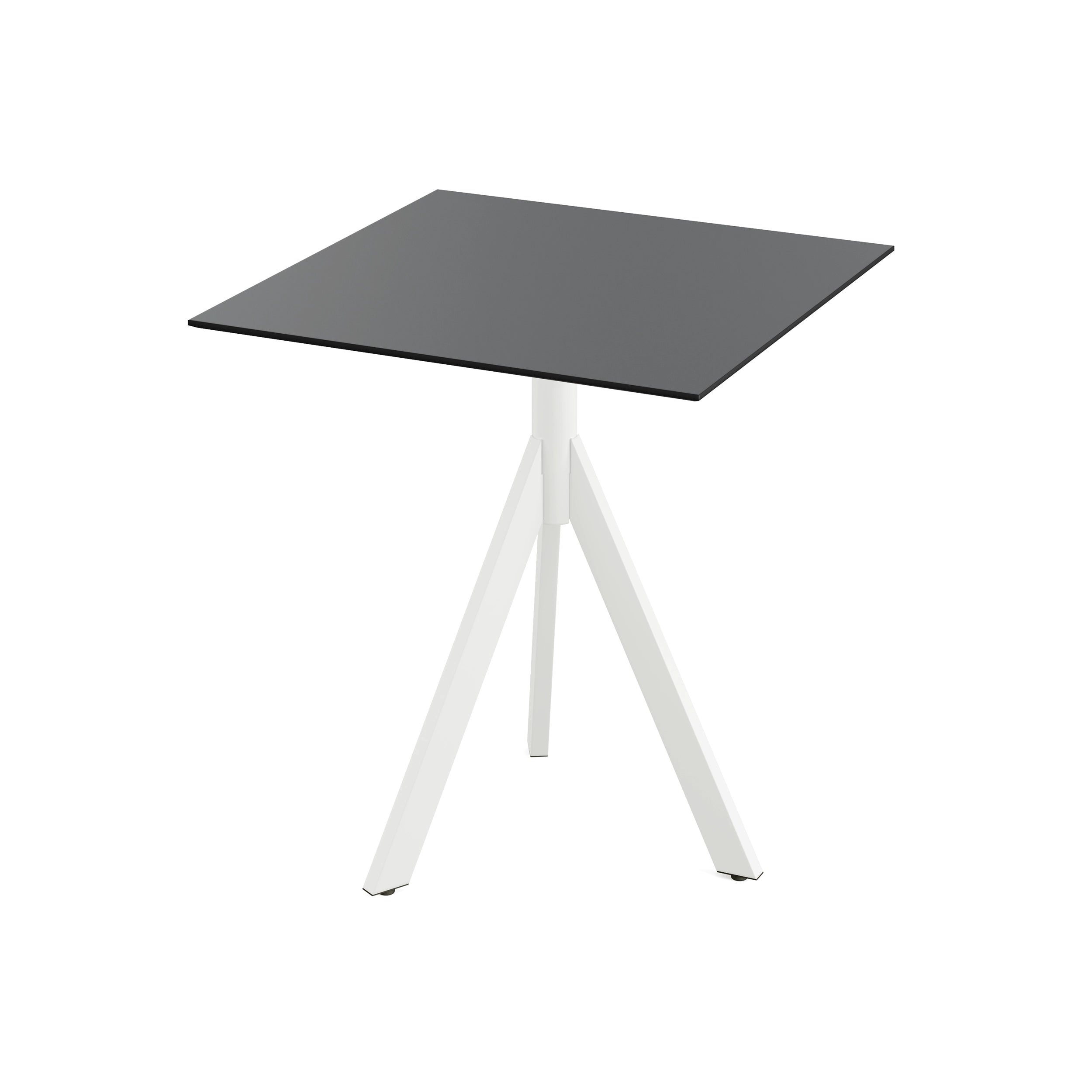 Table de Bistrot Infinity Tripod avec Piètement Blanc et Plateau HPL 70 x 70 cm - Veba - Mathon - 1