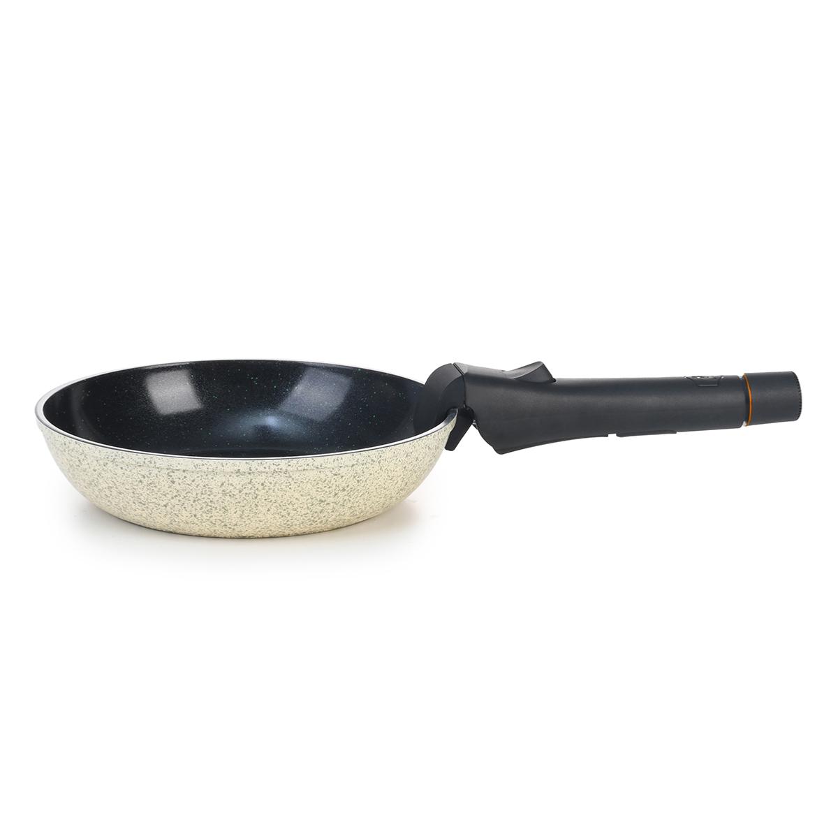 Set de 3 poêles vert amovible 20/24/28cm - "Jade" Laguiole Cuisson - Mathon - 2