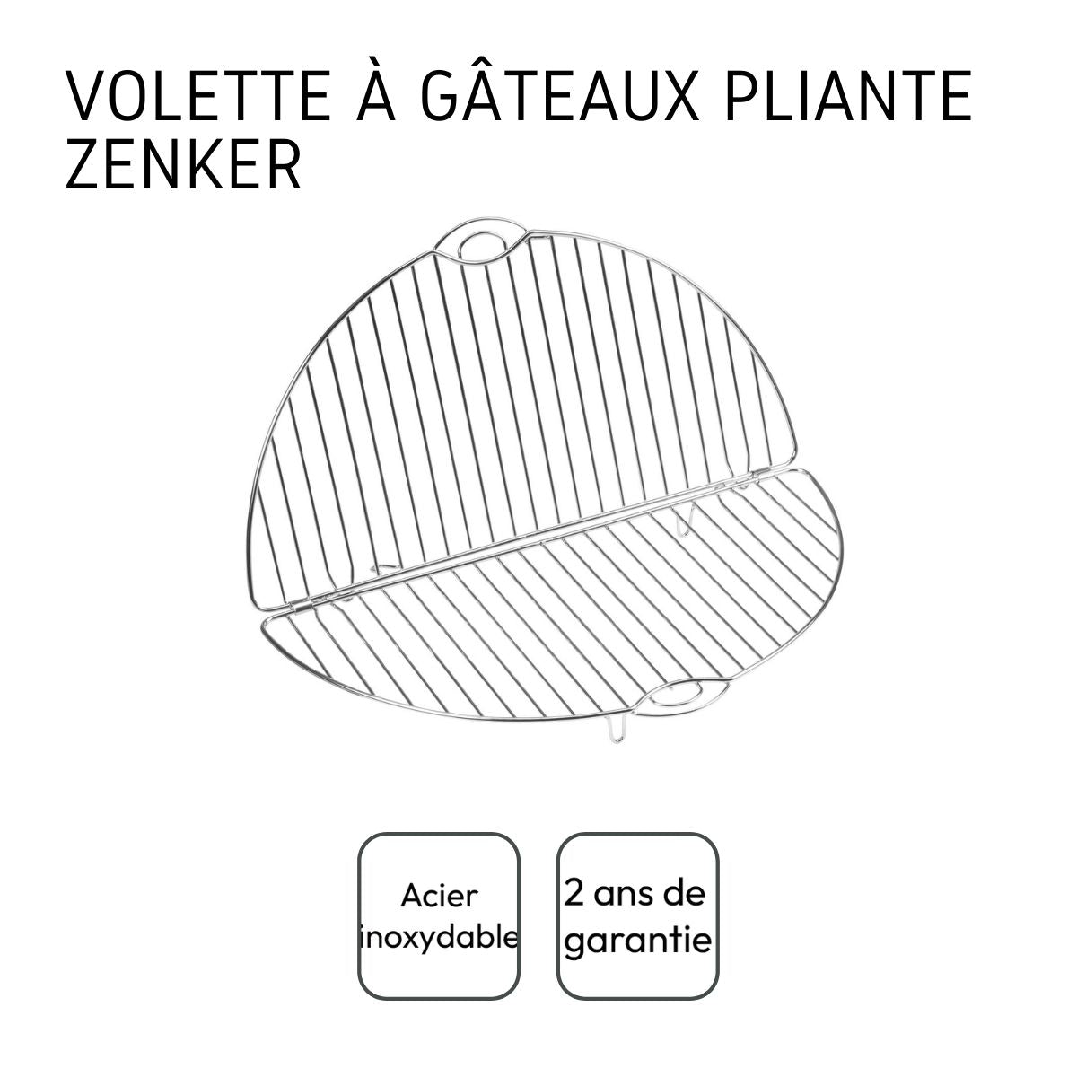 Présentoir à gâteaux pliable 32 cm Zenker Smart Pastry Zenker - Mathon - 4