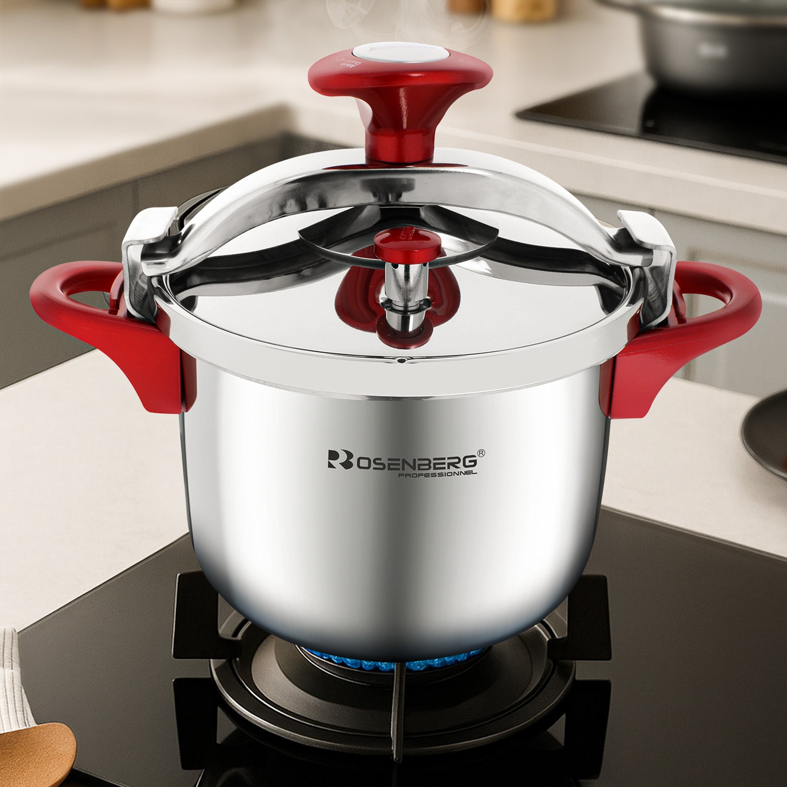 Autocuiseur Inox 9L Tous Feux Rosenberg - Mathon - 2