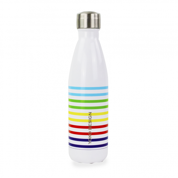Bouteille isotherme 500 ml - Rainbow Blanche Yoko® Design - Mathon