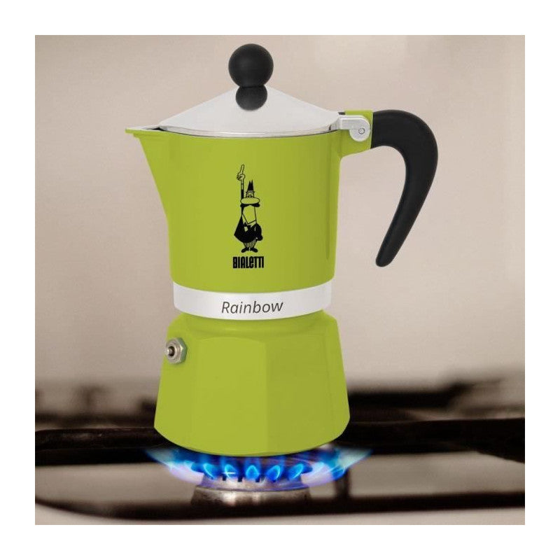 Cafetiere Italienne -   - Rainbow - 6 Tasses - 0,30 L - Vert Bialetti - Mathon - 2