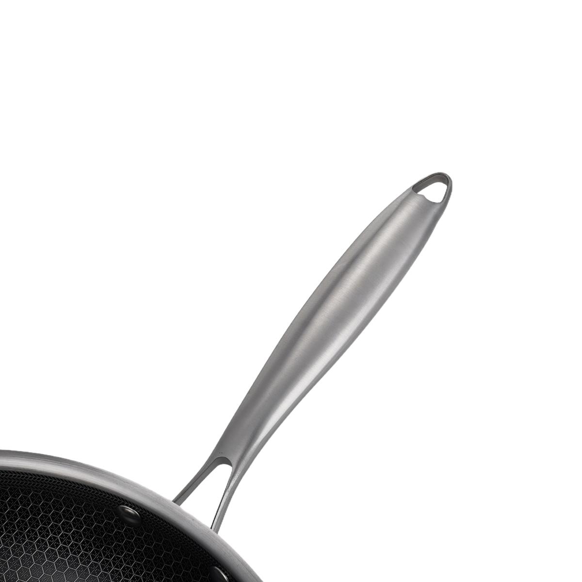 Wok 32cm triplex - "BlackSteel" Gam Hotel - Mathon - 4