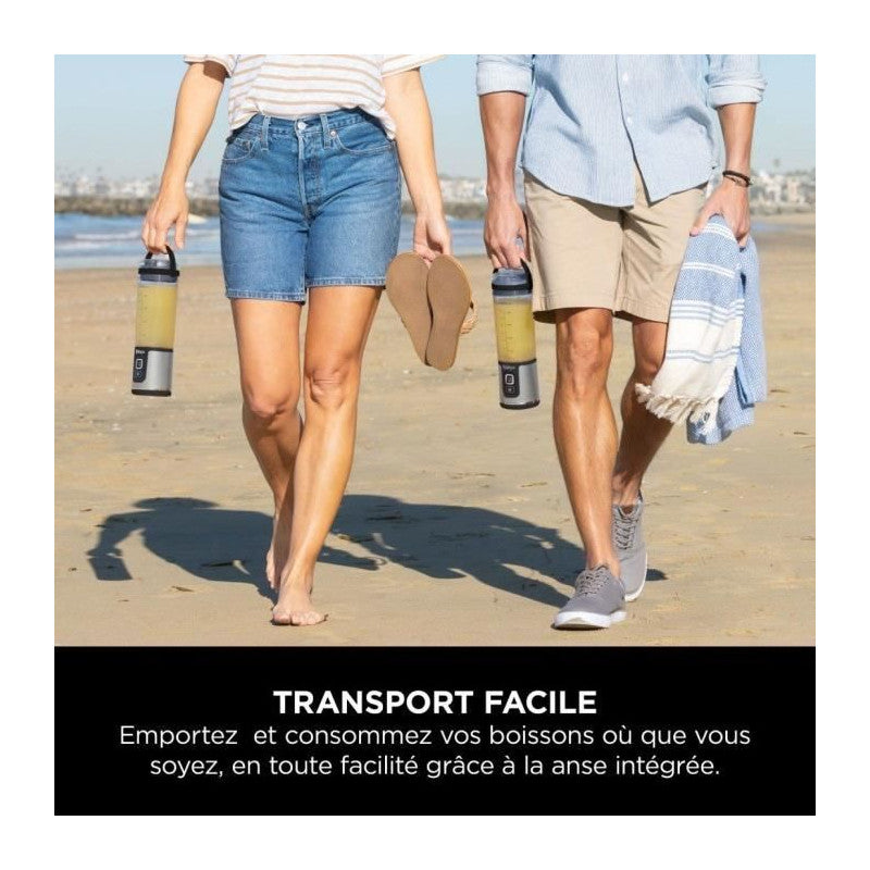 Blender Portable Sans Fil - Ninja Blast - Bc151eubk - Noir Ninja - Mathon - 2