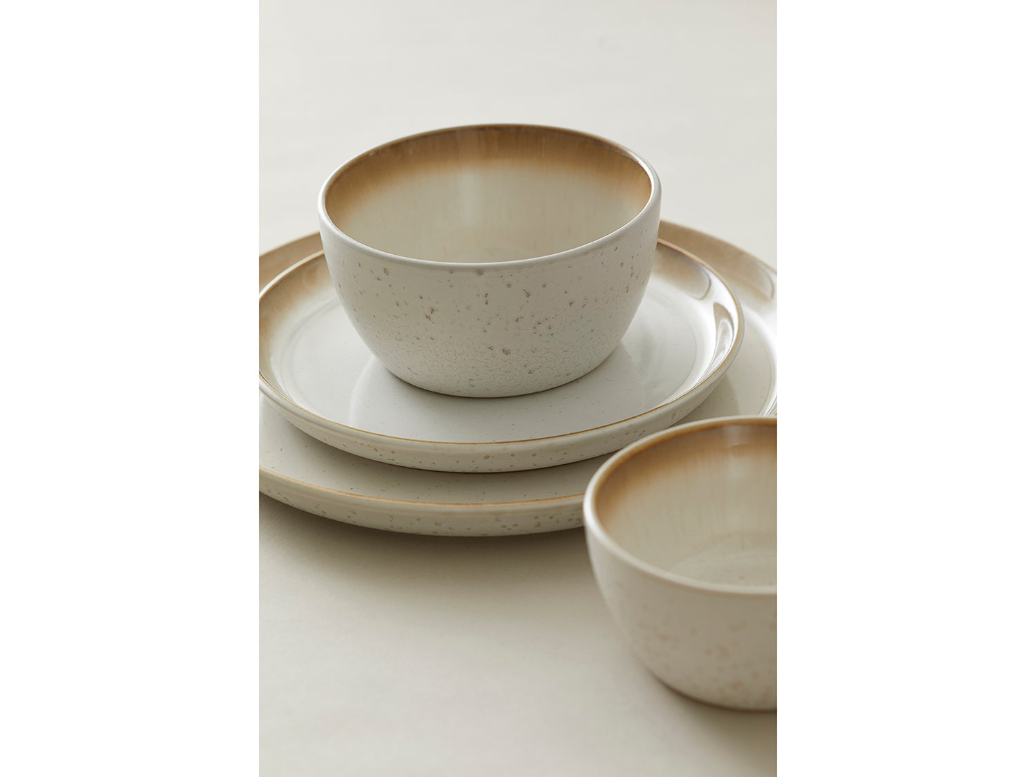 Bol GASTRO 12cm en grès émaillé Crème/Crème Bitz - Mathon - 4