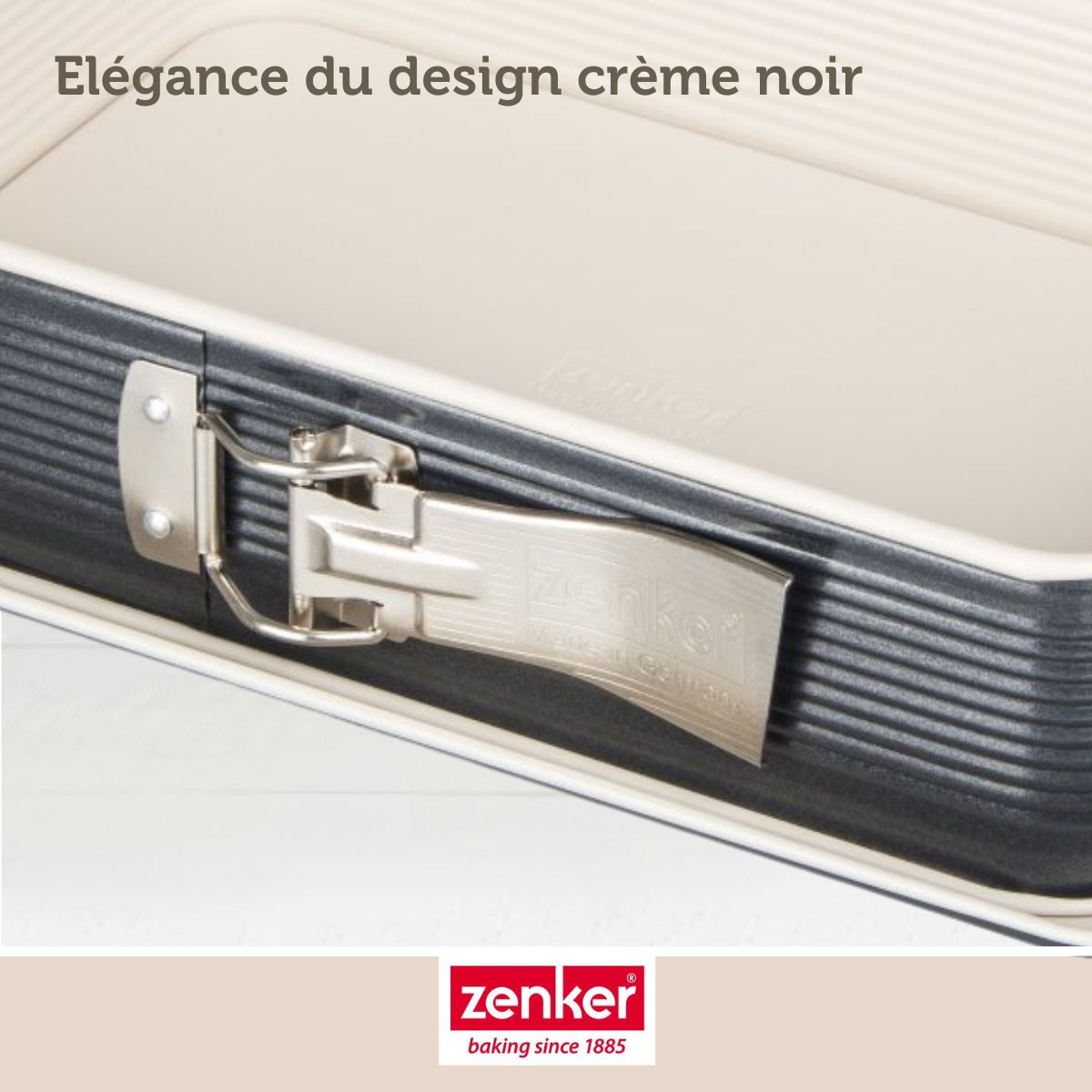 Moule à charnière rectangulaire 28 x 18 cm crème noir Zenker Smart Pastry Zenker - Mathon - 8