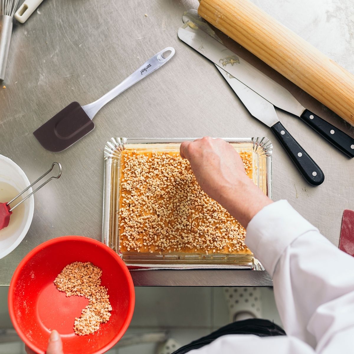 Ensemble de 2 Spatules de cuisine et de pâtisserie 26 cm Zenker Smart Pastry Zenker - Mathon - 2