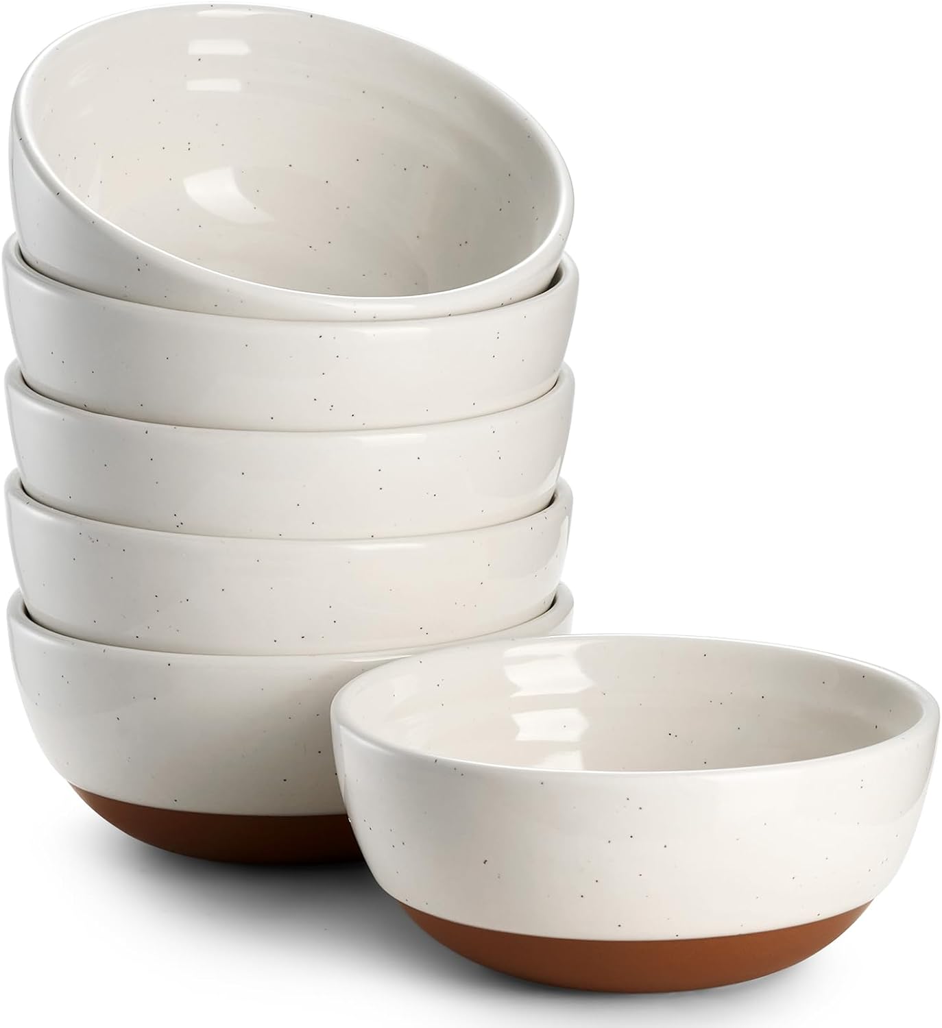 Lot 6 petits bols blancs en céramique 270 ml Vendos85 - Mathon