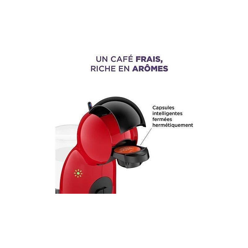 Machine A Café Capsules   Dolce Gusto Piccolo Xs Kp1a3510- 15 Bars - Noir Et Rouge Krups - Mathon - 3