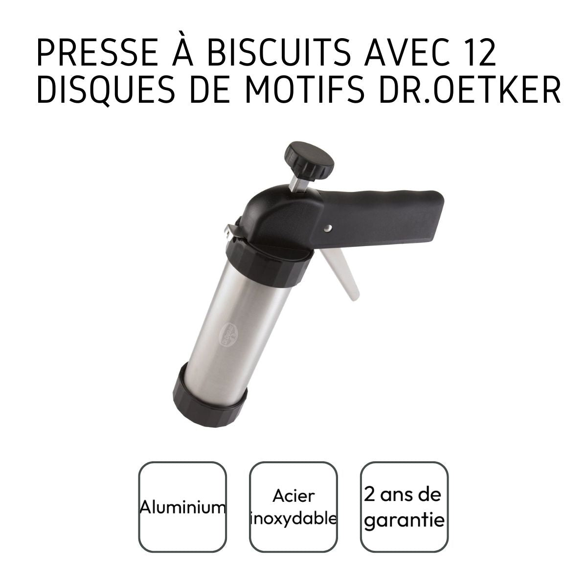 Presse-biscuit et 12 disques de motifs  Baker Edition Dr. Oetker - Mathon - 4