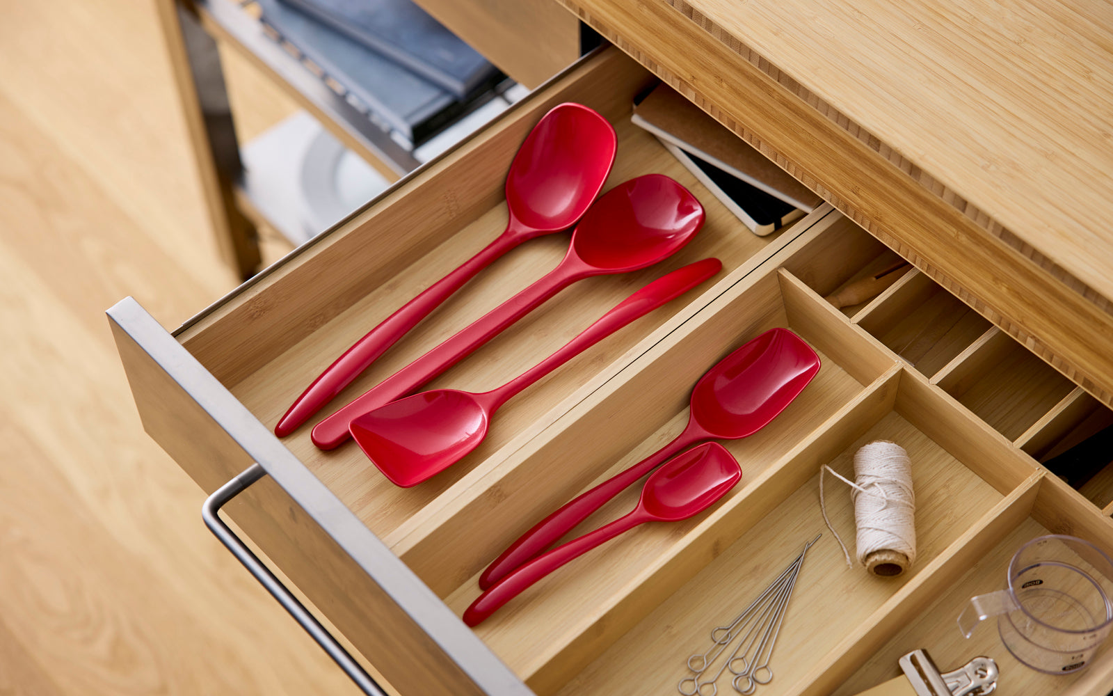 Cuillère de service NEW CLASSIC en durostima® Rouge Rosti - Mathon - 5