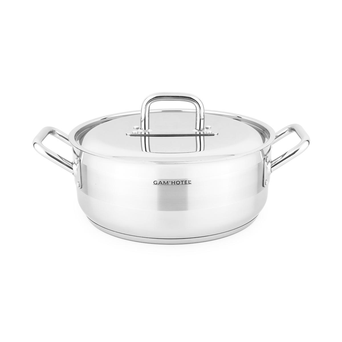 Faitout inox - 32cm induction Gam Hotel - Mathon - 1