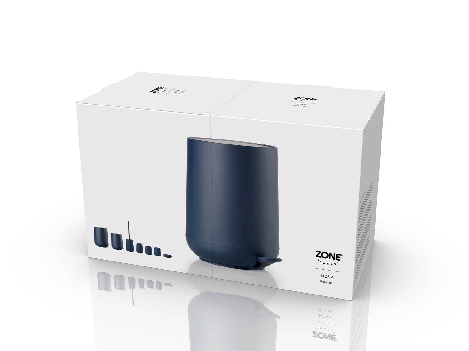 Poubelle à pédale NOVA en abs Bleu roi Zone Denmark - Mathon - 5