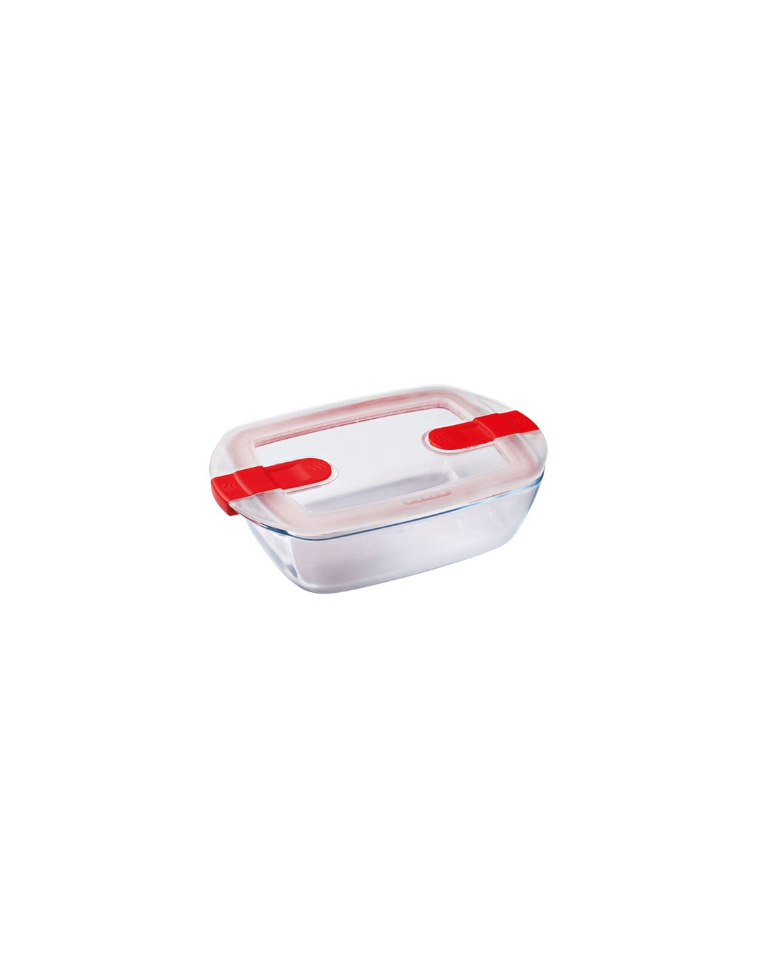 Plat rectangle + couvercle Cook & Heat 23 x 15 cm Pyrex - Mathon