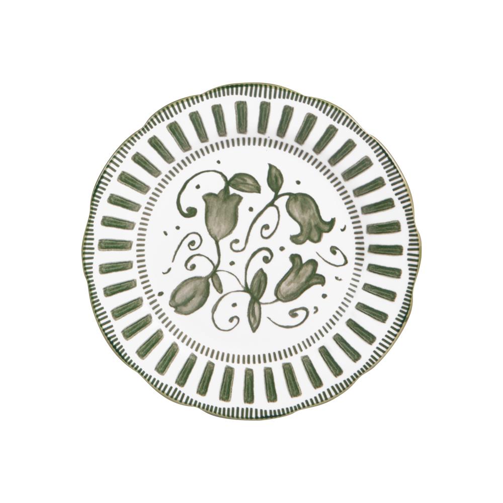 Assiette à dessert Napoli verte 21 cm (lot de 6) Table passion - Mathon - 2