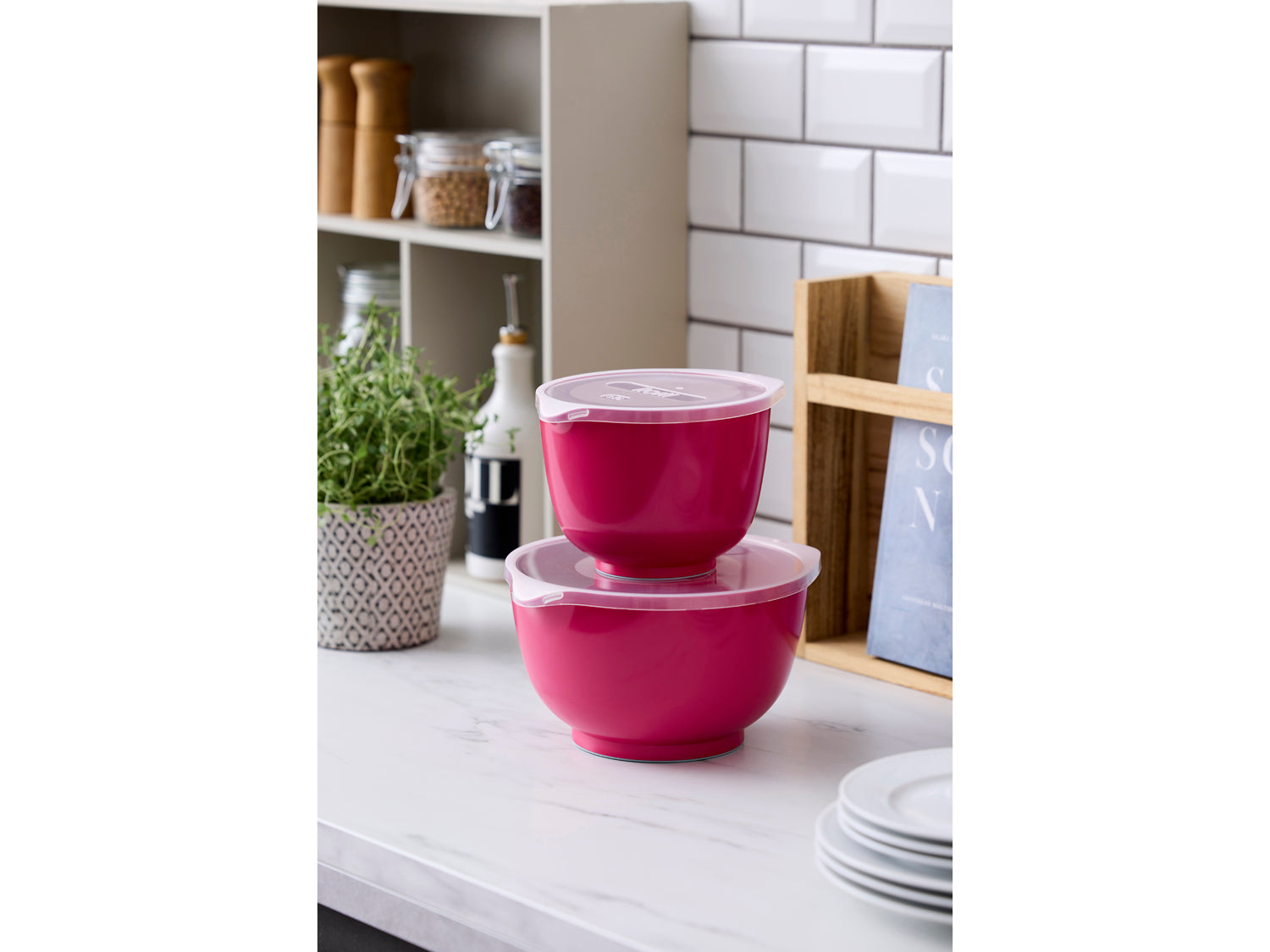 Set de bols 4 pces NEW MARGRETHE en durostima® Betterave Rosti - Mathon - 3