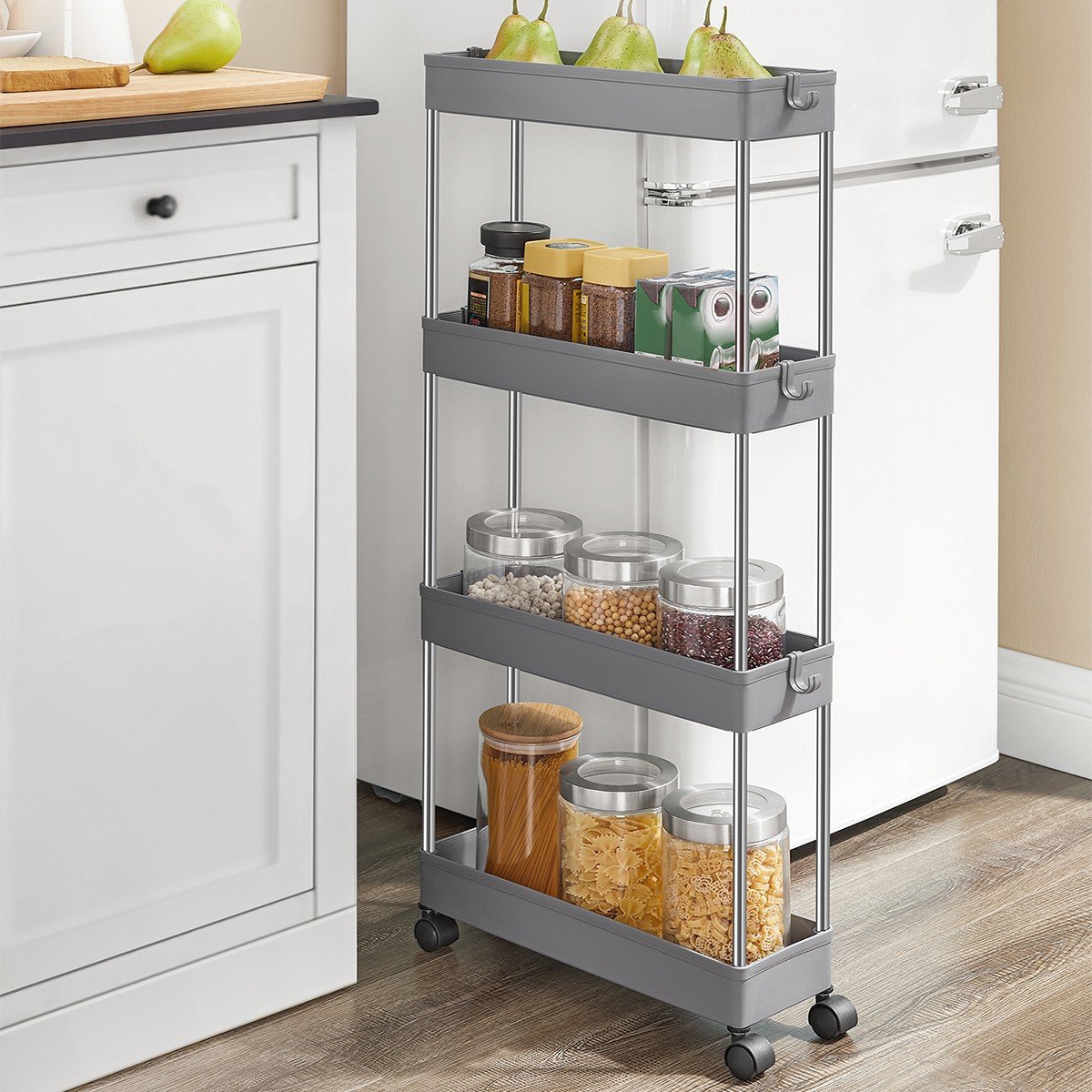 Desserte à roulettes à 4 étages - H88 cm Calicosy - Mathon - 3