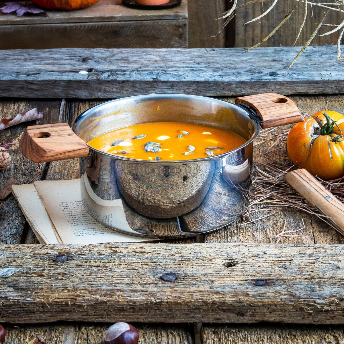 Faitout en inox, amovible 28cm Cristel - Mathon - 3