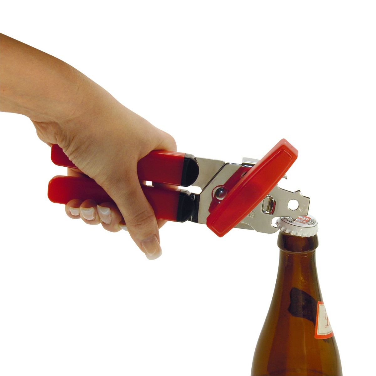 Ouvre boîte 3 en 1 pour gaucher 17 cm  Basic Fackelmann - Mathon - 2