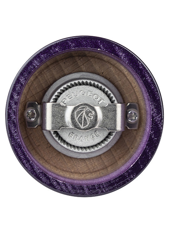 Bistro Moulin à poivre manuel en bois laqué, aubergine, 10 cm - 4" Peugeot - Mathon - 2