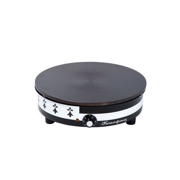 Crêpière électrique Krampouz Gwenn Ha Du Cebed4 3000 W Noir Et Blanc Krampouz - Mathon