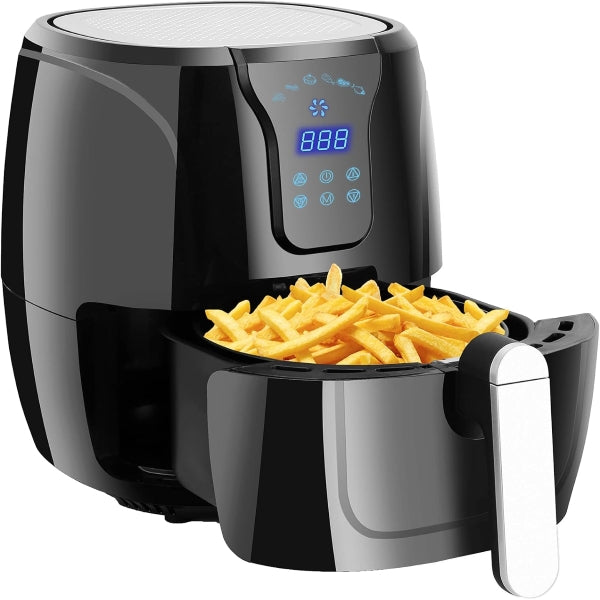 Friteuse sans Huile XL 3,5L Air Fryer avec 6 Programmes noir Vendos85 - Mathon - 2