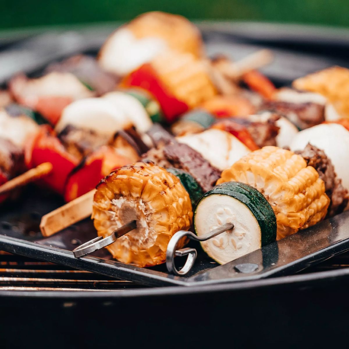 Lot de 16 brochettes en inox 21 cm  BBQ Edition Fackelmann - Mathon - 2