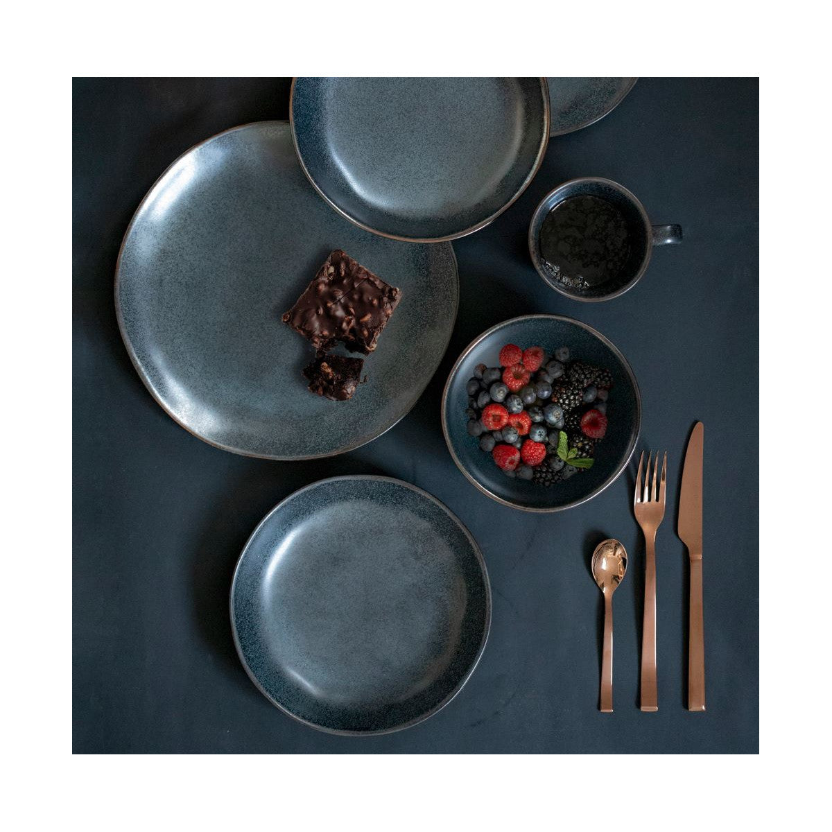 Vertigo Volcan - Assiette dessert 21 cm (lot de 6) Médard de Noblat - Mathon - 4