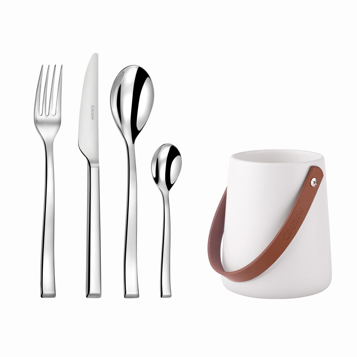 Side - 24 couverts de table avec support de rangement nomade Couzon - Mathon - 1