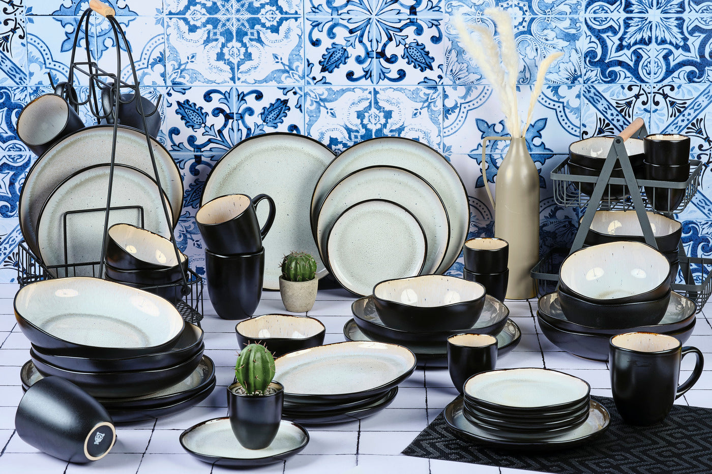 Service Complet IRIS - 48 pièces - Blanc ivoire Björn - Mathon - 2