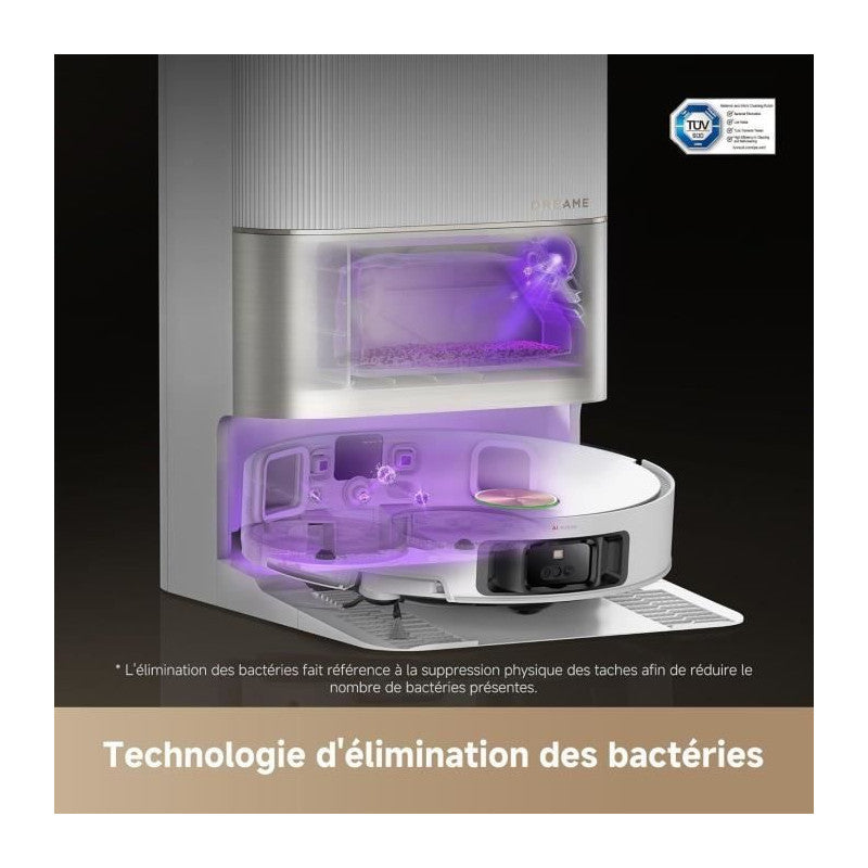 Robot Aspirateur Laveur Avec Station -   X50 Ultra Complete - 20 000 Pa - Auto-nettoyage Dreame - Mathon - 4