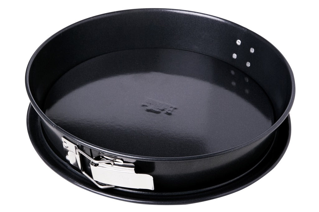 Moule à fond amovible conIque en acier carbone, Premium, D32xH6 cm Birkmann - Mathon - 1