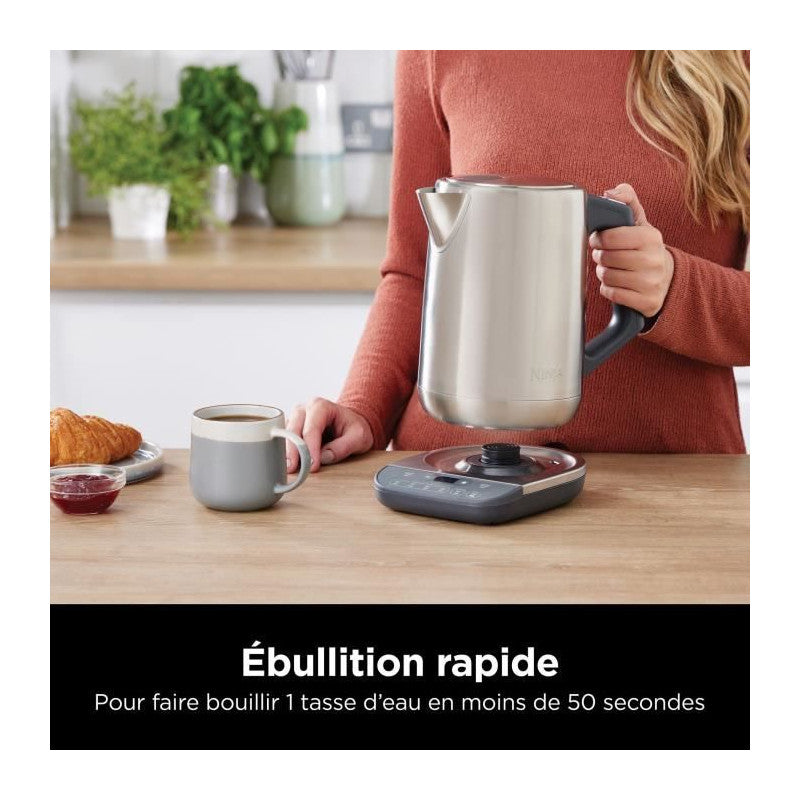 Bouilloire - Ninja - Kt201eu - 3000 W - 1,7 L - Température Réglable - Inox Ninja - Mathon - 4