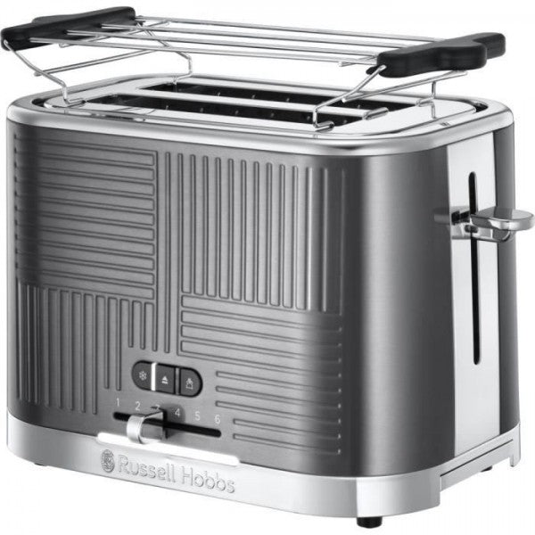 Grille Pain - Toaster Electrique  - Russell Hobbs - Geo Steel - Métal Russell Hobbs - Mathon - 1