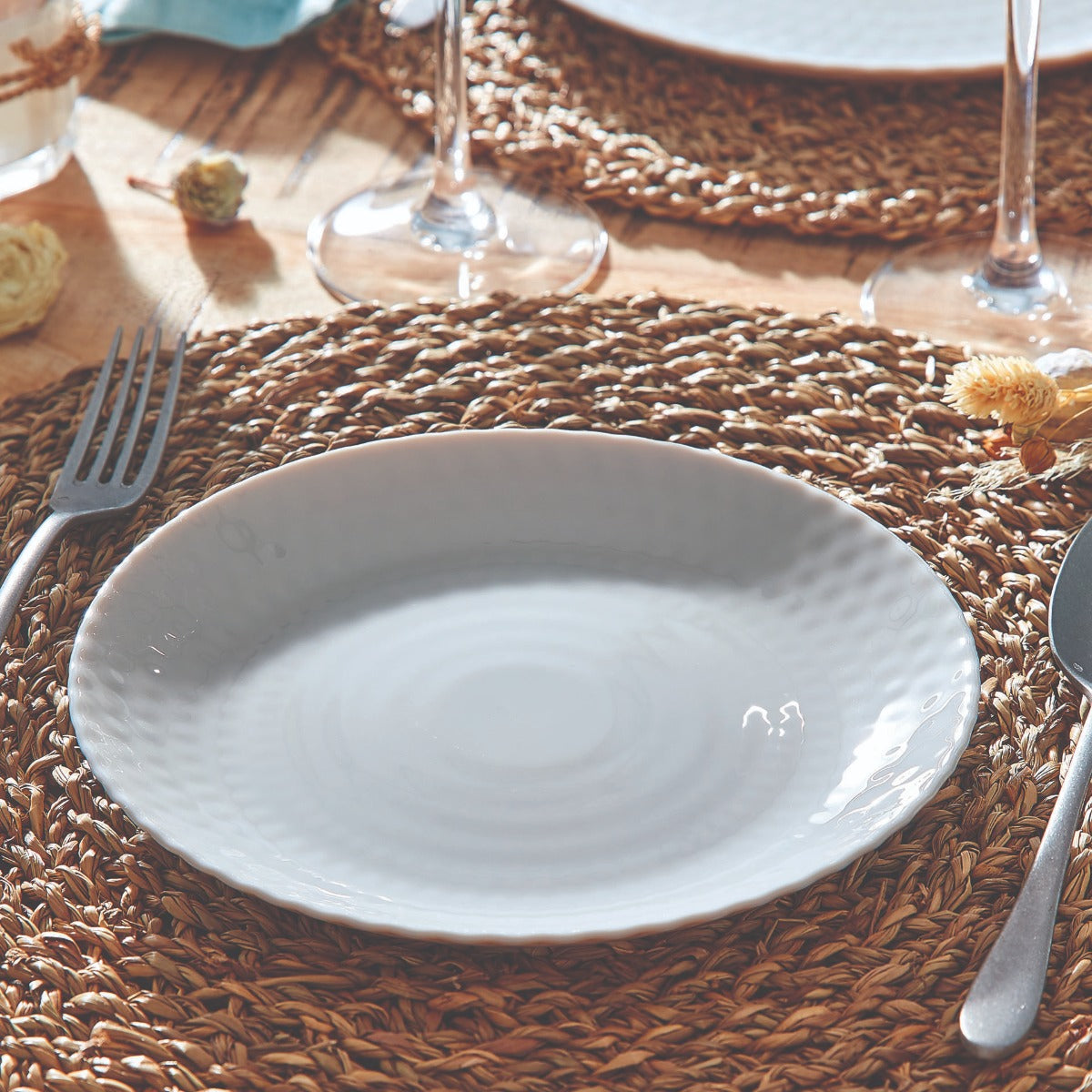 Assiette à dessert grise 19 cm Pampille Luminarc - Mathon - 4