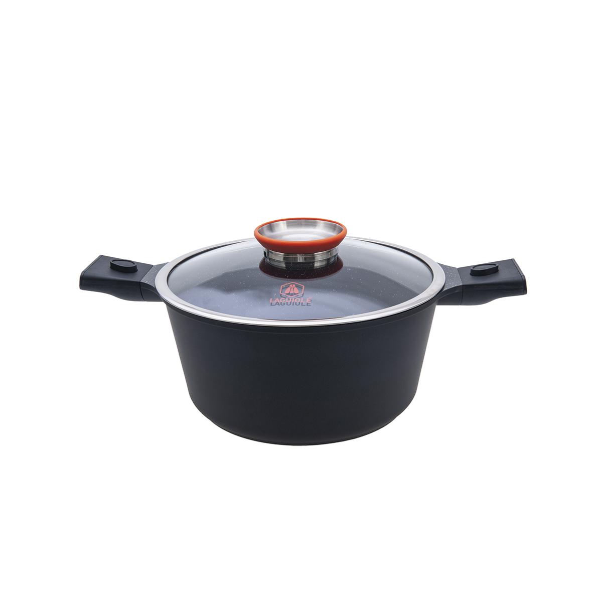 Set de 8 pièces noir 28cm amovible - "Alizée Maxlux" Laguiole Cuisson - Mathon - 3