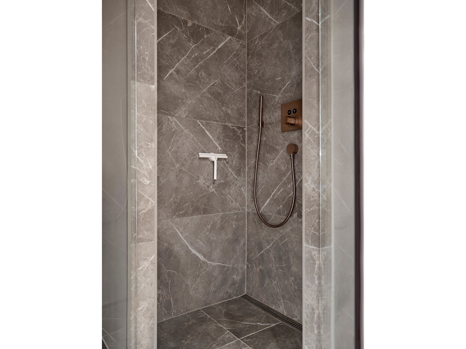 Raclette-vitre  en silicone et abs Blanc Zone Denmark - Mathon - 8