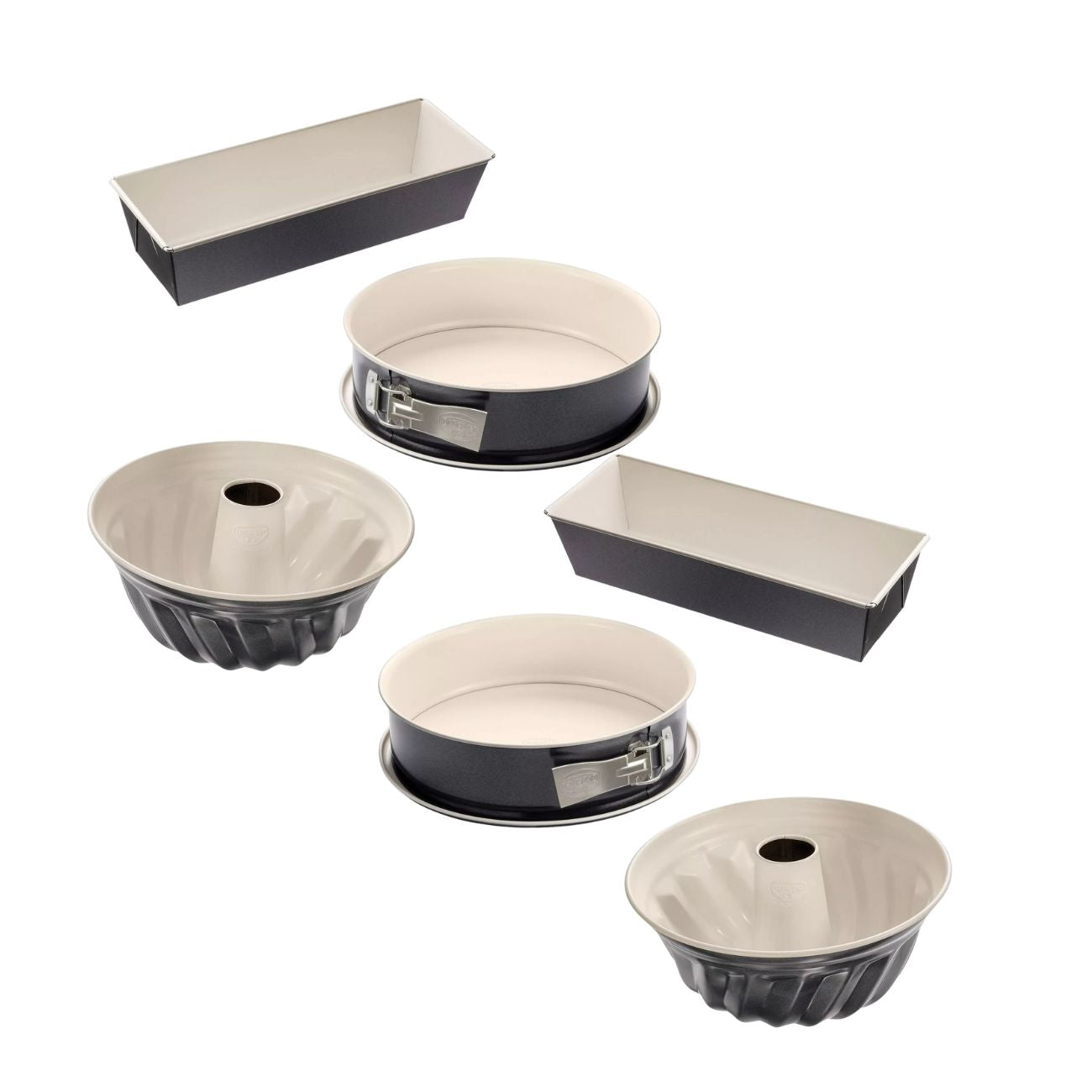 Ensemble de 2 Sets de 3 Moules à pâtisserie Dr Oetker Back-Trend Dr. Oetker - Mathon - 1